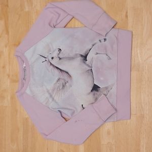 2/$15 Children's Place Girls Unicorn Sweater
